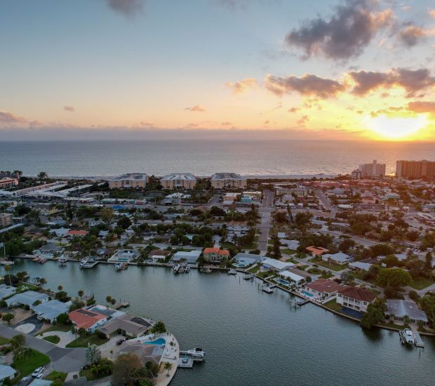 vista aérea de St. Pete Beach Florida